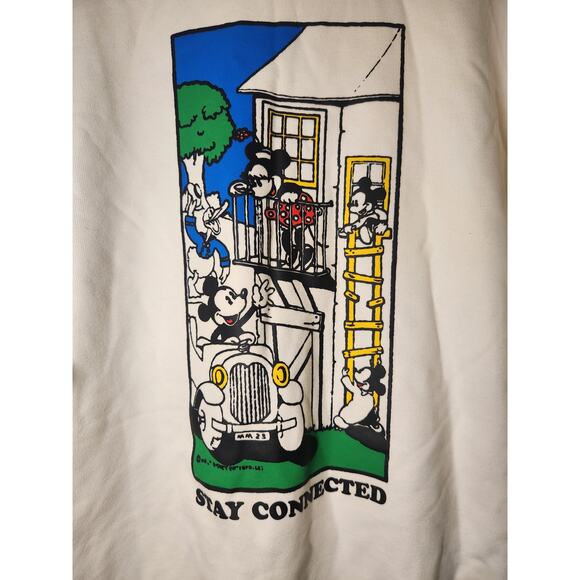 New Levi's X Disney Mickey Minnie Stay Connected Hoodie - Picture 5 of 6